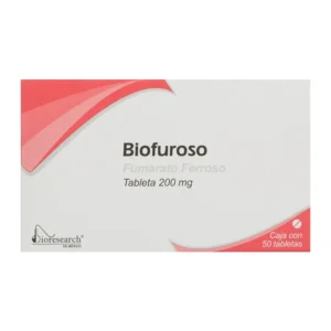 Biofuroso Fumarato Ferroso 200mg 50 Tabletas Bioresearch