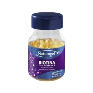 Biotina Vitamina E 30 Cápsulas SoftGel Naturagel