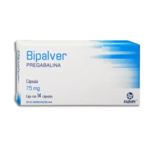 Bipalver pregabalina 75mg 14 Cápsulas
