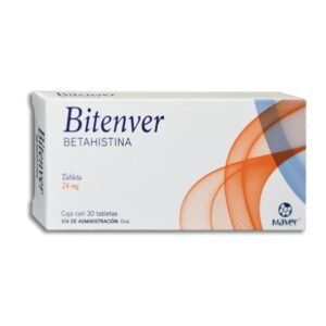 Bitenver Betahistina 24mg 30 Tabletas Maver