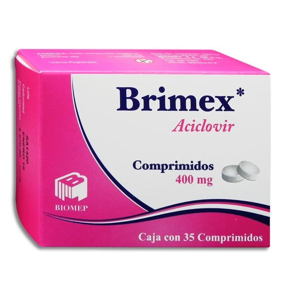 Brimex Aciclovir 400mg 35 Comprimidos Biomep