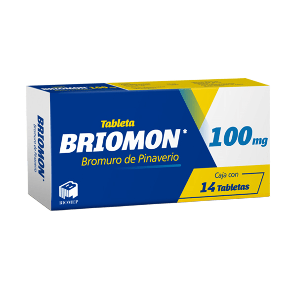 Briomon Bromuro Pinaverio 100mg 14 Tabletas Biomep