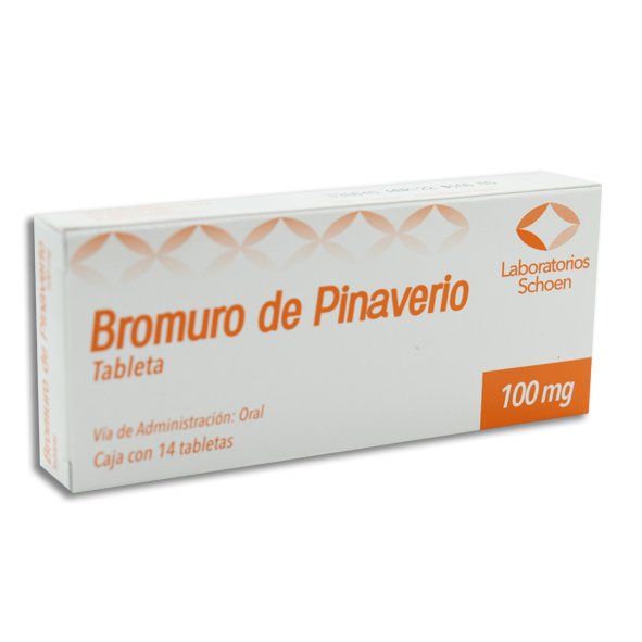 Bromuro de Pinaverio 100 mg 14 Tabletas