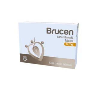 Brucen Glibenclamida 5mg 50 Tabletas Bruluart