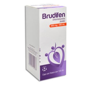 Brudifen Difenhidramina Jarabe 250mg/100ml 120ml Bruluart