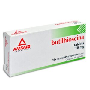 Butilhioscina 10mg 10 Tabletas Amsa Laboratorios