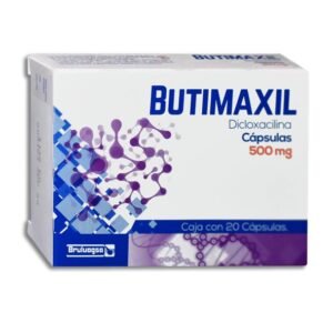 Butimaxil Dicloxacilina 500mg 20 Cápsulas Bruluagsa