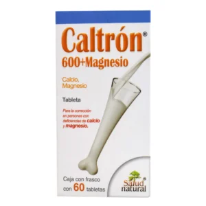 Caltrón 600 + Magnesio Calcio Magnesio 60 Tabletas Salud Natural