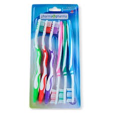 Cepillo de dientes 6 piezas pharma & pharma