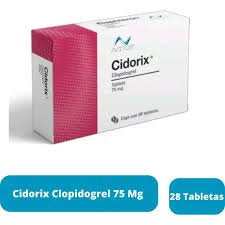 Cidorix Clopidogrel 75mg 28 Tabletas Avitus