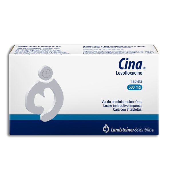 Cina Levofloxacino 500mg 7 Tabletas Landsteiner Scientific