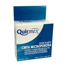 Cinta Microporosa Color Blanco 1 Pieza Ancho 2.50 cm Largo 10 m