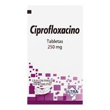 Ciprofloxacino 250mg 8 Tabletas Ultra Laboratorios