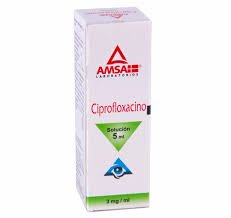 Ciprofloxacino 3mg/ml Solución 5ml Amsa Laboratorios