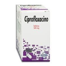Ciprofloxacino 500mg 12 Tabletas Ultra Laboratorios