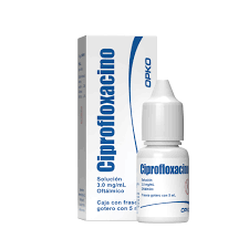 Ciprofloxacino Solución Oftálmica 5ml Opko