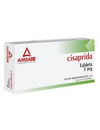 Cisaprida 5mg 30 Tabletas Amsa Laboratorios