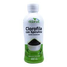 Clorofila Spirulina Sabor Hierbabuena 500ml Vidanat