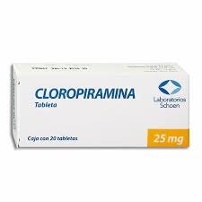 Cloropiramina 25mg 20 Tabletas Laboratorios Schoen