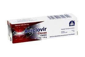 Clovex Aciclovir Crema 50mg/1.0g 5g Arlex