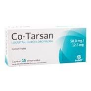 Co-Tarsan Losartán Hidroclorotiazida 50mg /12.5mg 15 Comprimidos Maver
