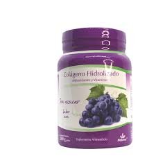 Colágeno Hidrolizado Sabor Uva Naturex 200 g