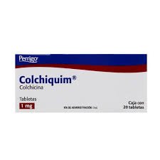Colchiquim Colchicina 1mg 20 Tabletas Perrigo