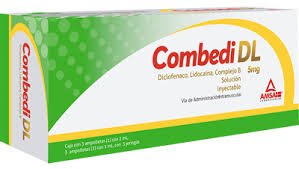 Combedil DL Diclofenaco Lidocaína Complejo B 5mg Sol. Inyectable 3 Ampolletas Amsa Laboratorios 1890 Combedil DL Diclofenaco Lidocaína Complejo B 5mg Sol. Inyectable 3 Ampolletas Amsa Laboratorios