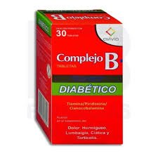 Complejo B 30 Tabletas Diabético Avivia Pharma