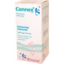 Connexus Ambroxol Oxeladina Solución 115mg/100mg/100ml Infantil 120ml Rayere