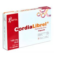 CordiaLibrel Fenofibrato 160mg 15 Cápsulas Laboratorios Serral