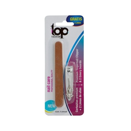 Corta Uñas 2 Limas Top Fashion 3 Piezas