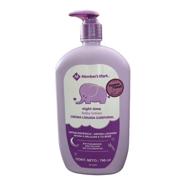 Crema Líquida Corporal Bebé Lavanda 798ml Member´s Mark