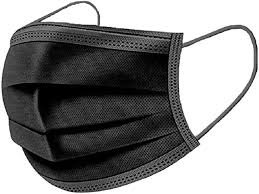 Cubrebocas Triple Capa Negro