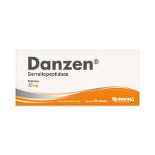 Danzen Serratiopeptidasa 10mg 20 Tabletas