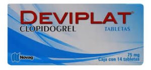 Deviplat Clopidogrel 75mg 14 Tabletas Novag