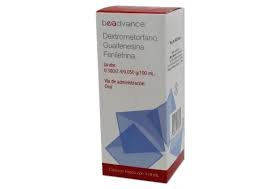 Dextrometorfano Guaifenesina Fenilefrina 0.300g 2.4g 0.050g 100ml 118ml Jarabe Beadvance 1745 Dextrometorfano Guaifenesina Fenilefrina 0.300g/2.4g/0.050g/100ml 118ml Jarabe Beadvance