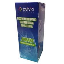 Dextrometorfano Guaifenesina Fenilefrina 0.3g 2.4g 0.05g 100ml Jarabe 118ml Avivia Pharma 1744 Dextrometorfano Guaifenesina Fenilefrina 0.3g/2.4g/0.05g/100ml Jarabe 118ml Avivia Pharma