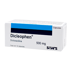 Dicleophen Dicloxacilina 500mg 12 Cápsulas Son´s