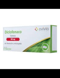 Diclofenaco 100mg 20 Tabletas Avivia Pharma