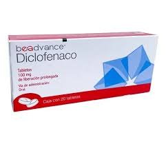 Diclofenaco 100mg 20 Tabletas Be Advance