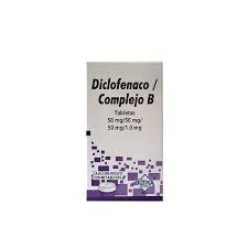 Diclofenaco Complejo B 50mg/50mg 50mg/1.0mg 30 Tabletas Ultra Laboratorios