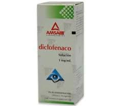 Diclofenaco Solución 1mg/ml 5ml Amsa Laboratorios