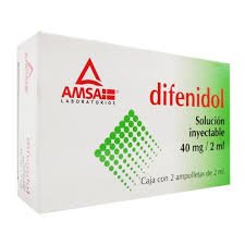 Difenidol 40mg/2ml Solución Inyectable 2 Ampolletas Amsa Laboratorios