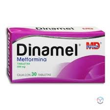 Dinamel Metformina 500mg 30 Tabletas MD Liferpal
