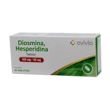 Diosmina 450mg Hesperidina 50mg 20 Tabletas Avivia Pharma