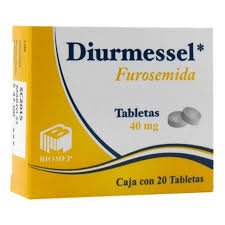 Diurmessel Furosemida 40mg 20 Tabletas Biomep
