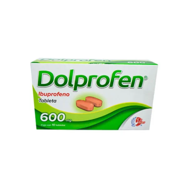 Dolprofen Ibuprofeno 600mg 10 Tabletas Collins