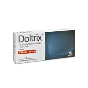 Doltrix Clonixinato Lisina Hioscina 10 Tabletas Maver Doltrix Clonixinato Lisina Hioscina 250mg/10mg 10 Tabletas Maver