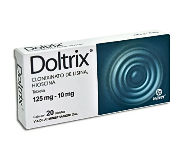Doltrix Clonixinato Lisina Hioscina 125mg/10mg 20 Tabletas Maver